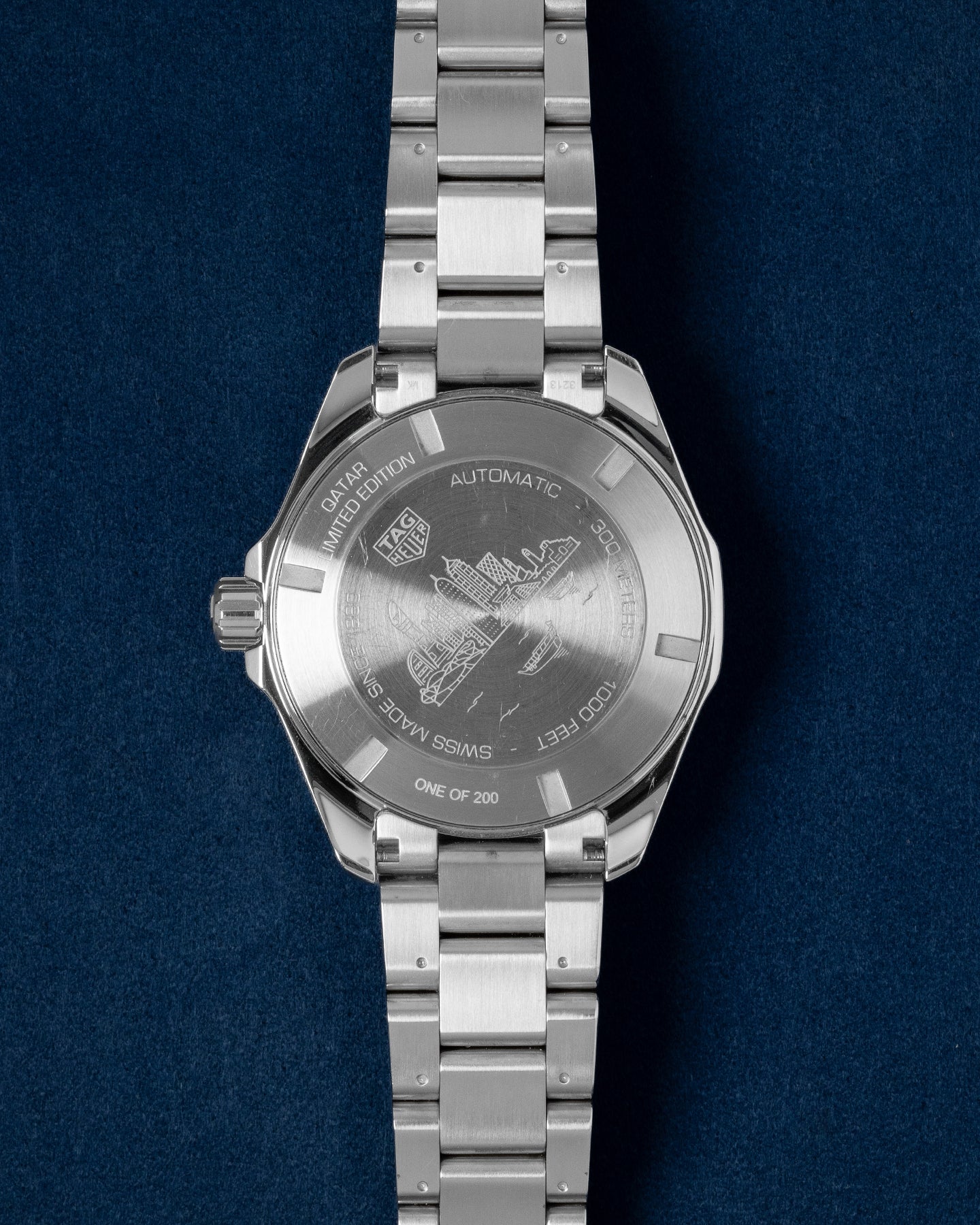 TAG Heuer Aquaracer GMT Qatar Edition WAY201U Watch | Grand Caliber Dallas