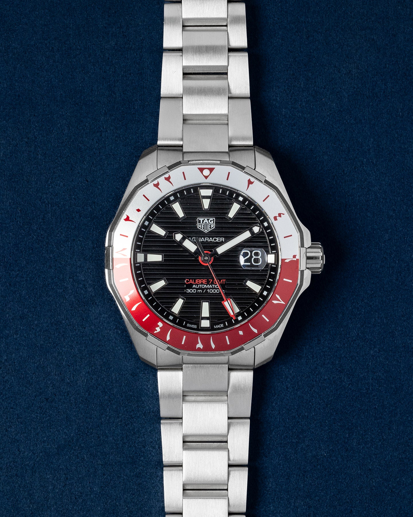 TAG Heuer Aquaracer GMT Qatar Edition WAY201U Watch | Grand Caliber Dallas