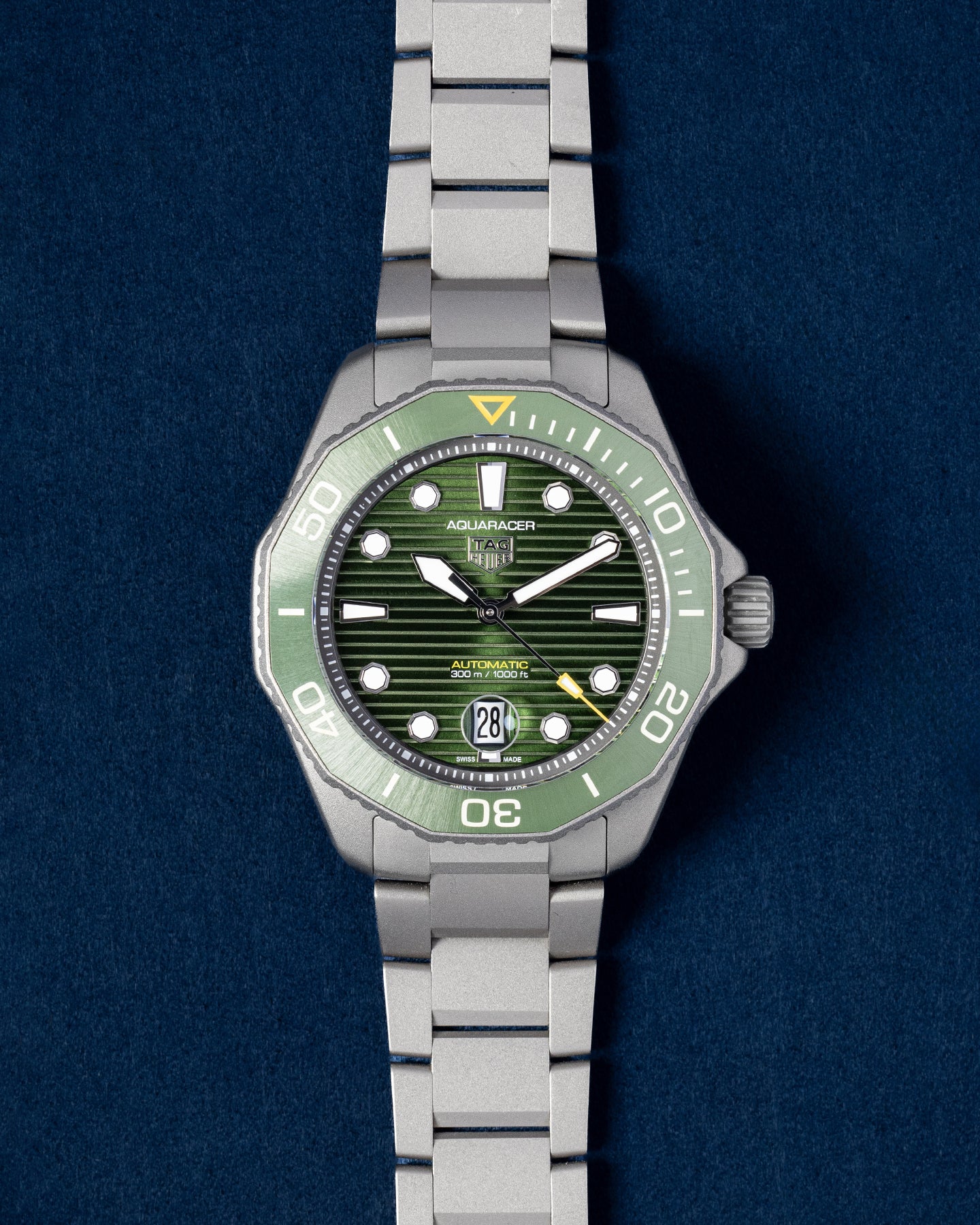 Aquaracer Professional 300 Date WBP208B.BF0631 Green Tag Heuer Watch | Grand Caliber