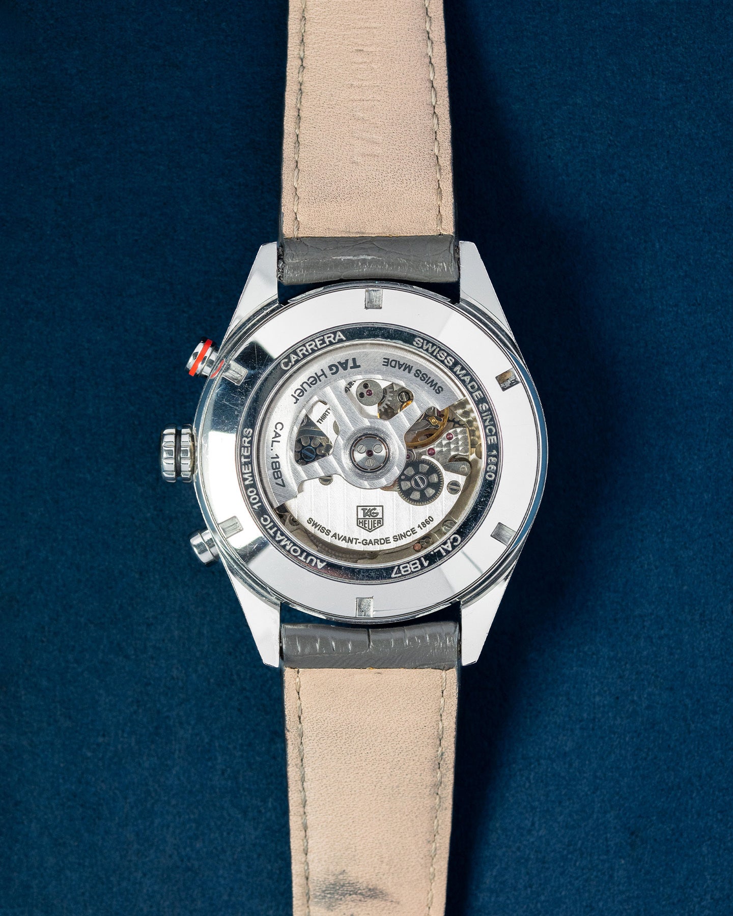 44mm Stainless Steel Tag Heuer Carrera CAR2A11 Gray Dial Watch in Dallas