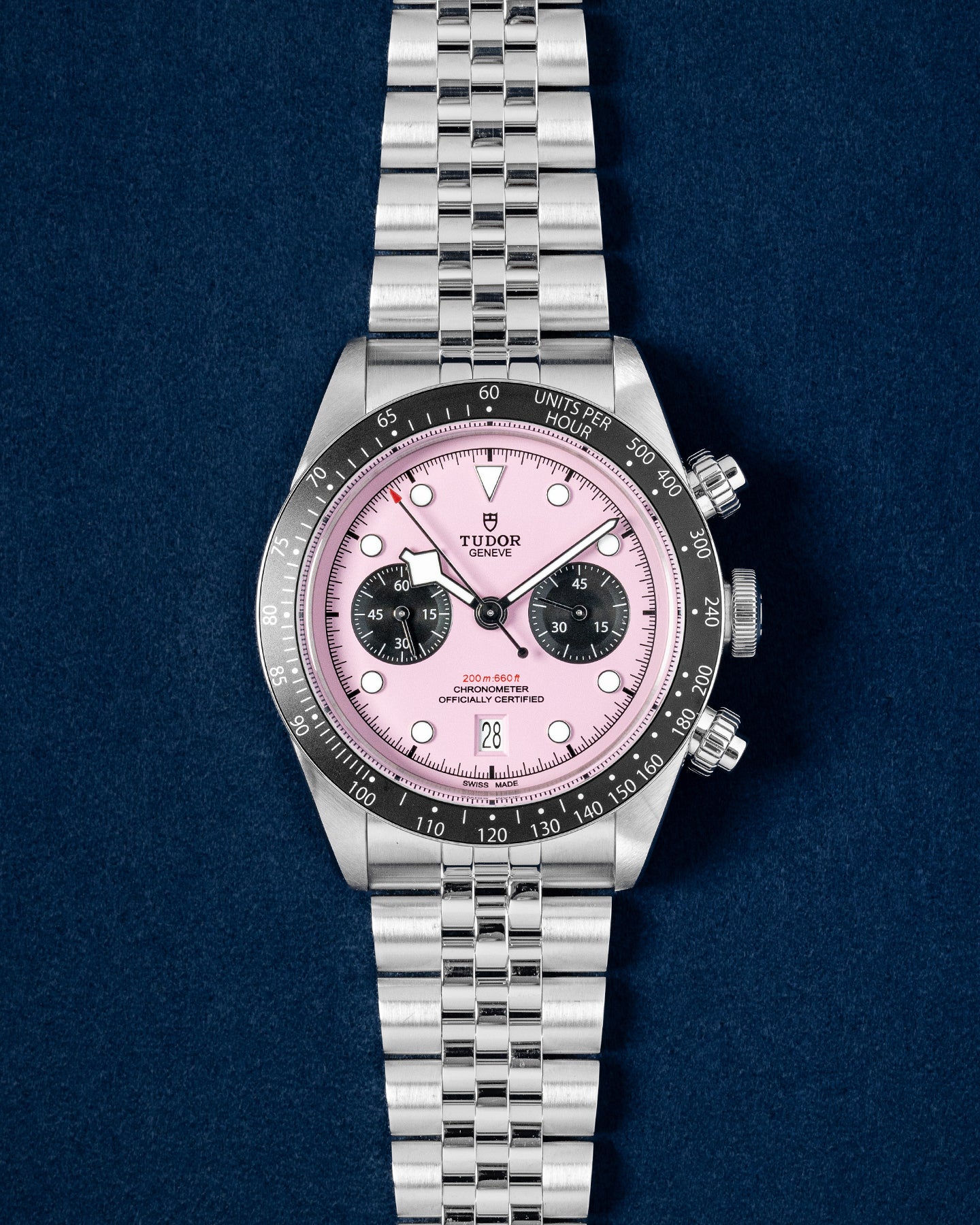 2024 Tudor Black Bay Chrono 79360N Pink and Black Watch | Grand Caliber Dallas