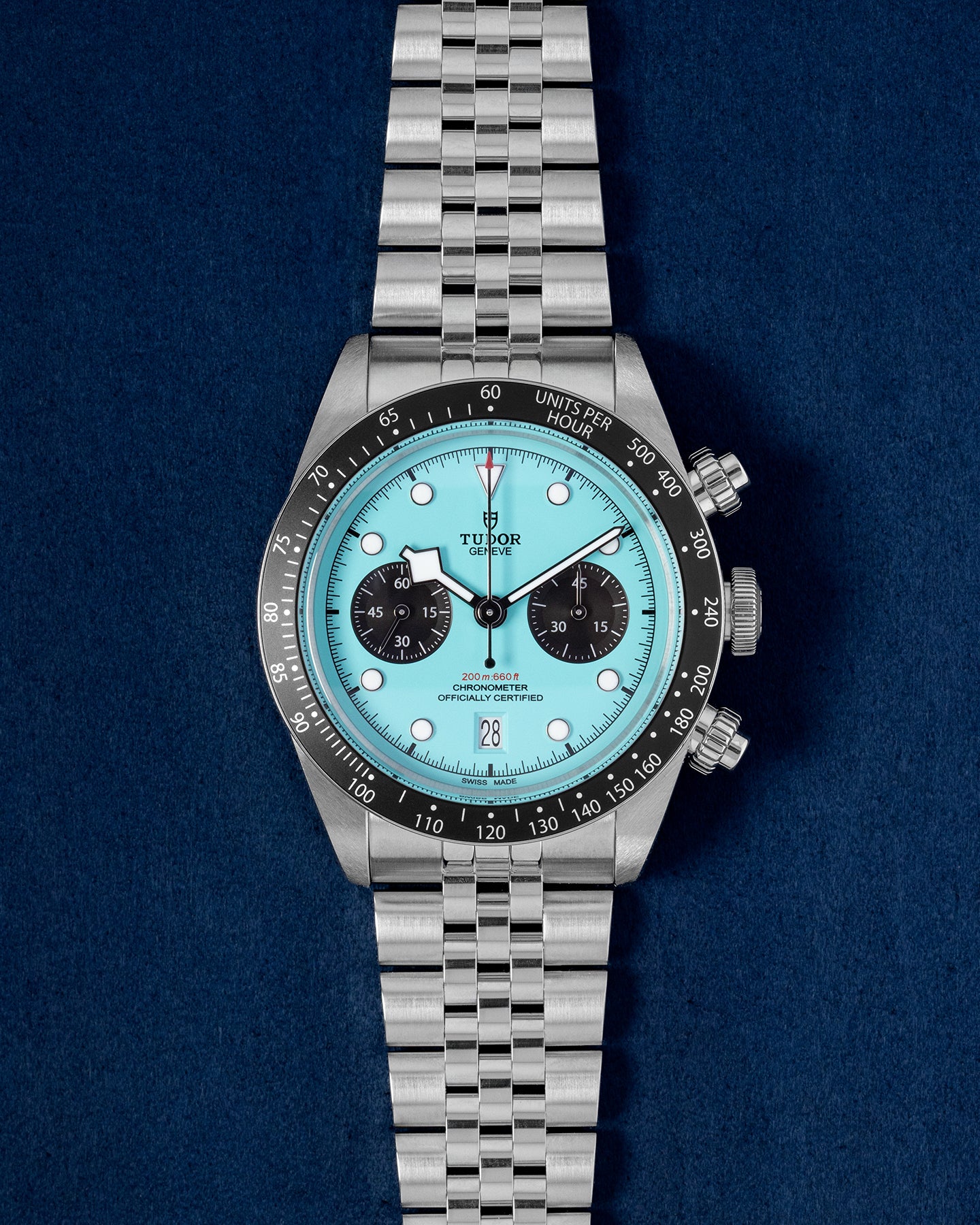 Tudor Black Bay Chrono Flamingo 79360N-0024 at Grand Caliber | Dallas Watch Store