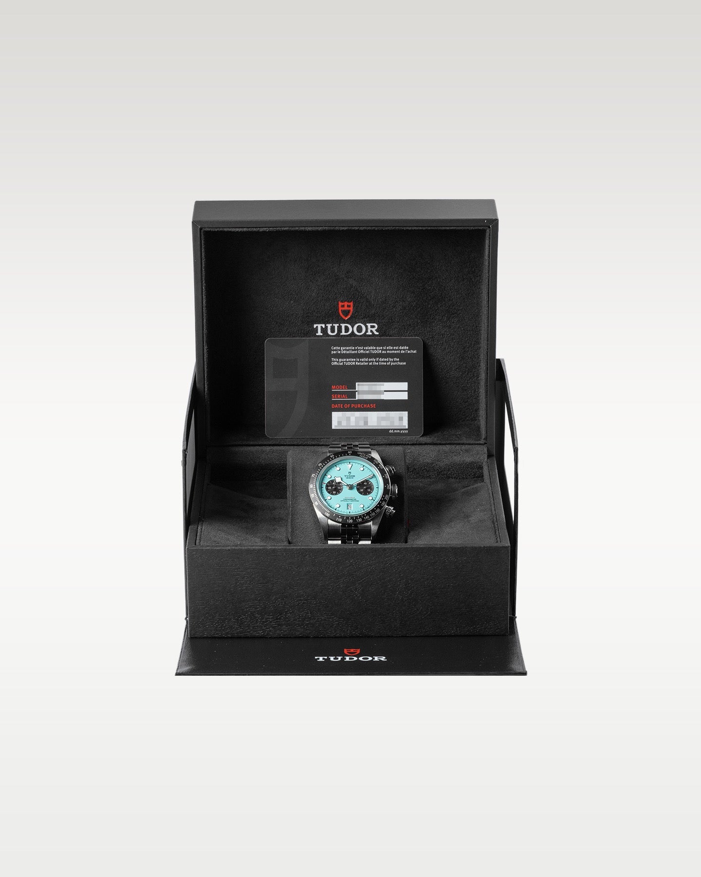 Flamingo Blue Tudor Black Bay Chronograph M79360N | Grand Caliber Dallas, TX