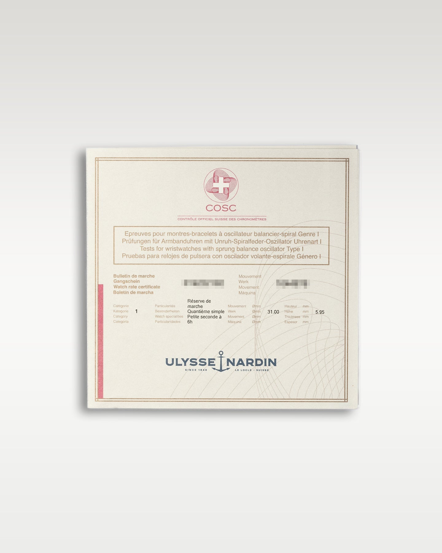 Ulysse Nardin Marine Torpilleur 1183-310/43