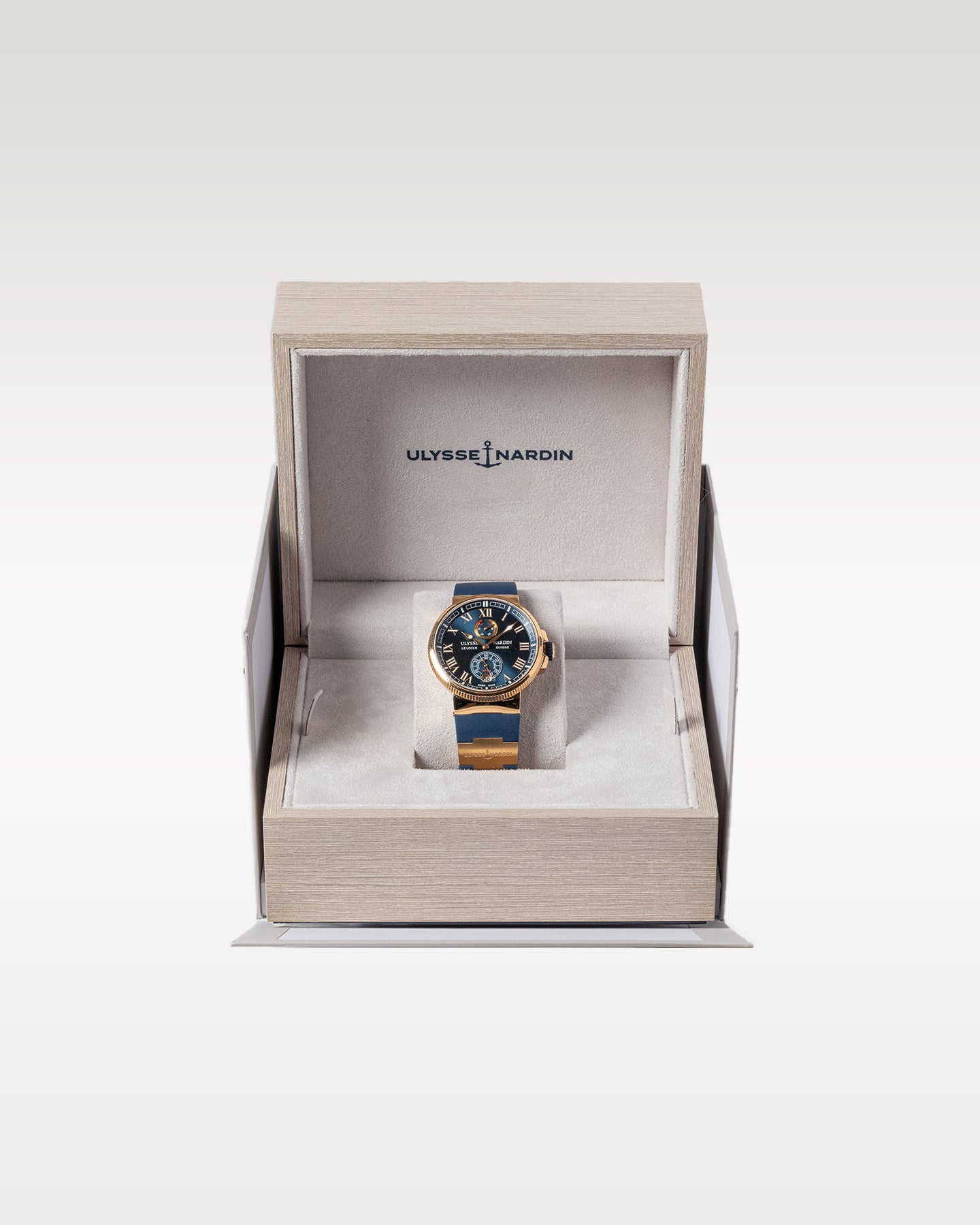 Ulysses Nardin Marine Chronometer 186-126-3/63 Rose Gold Watch | Grand Caliber Dallas