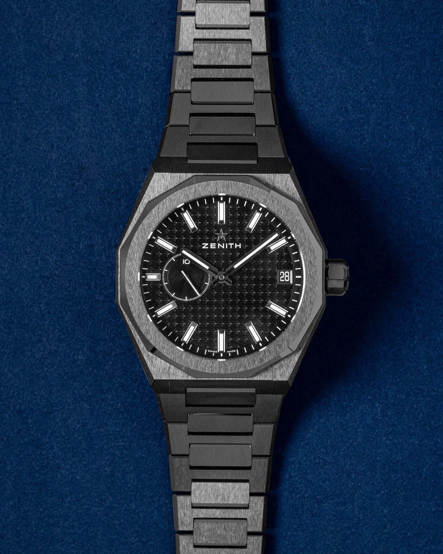 2024 Black Ceramic Zenith Defy Skyline Watch | Grand Caliber Dallas