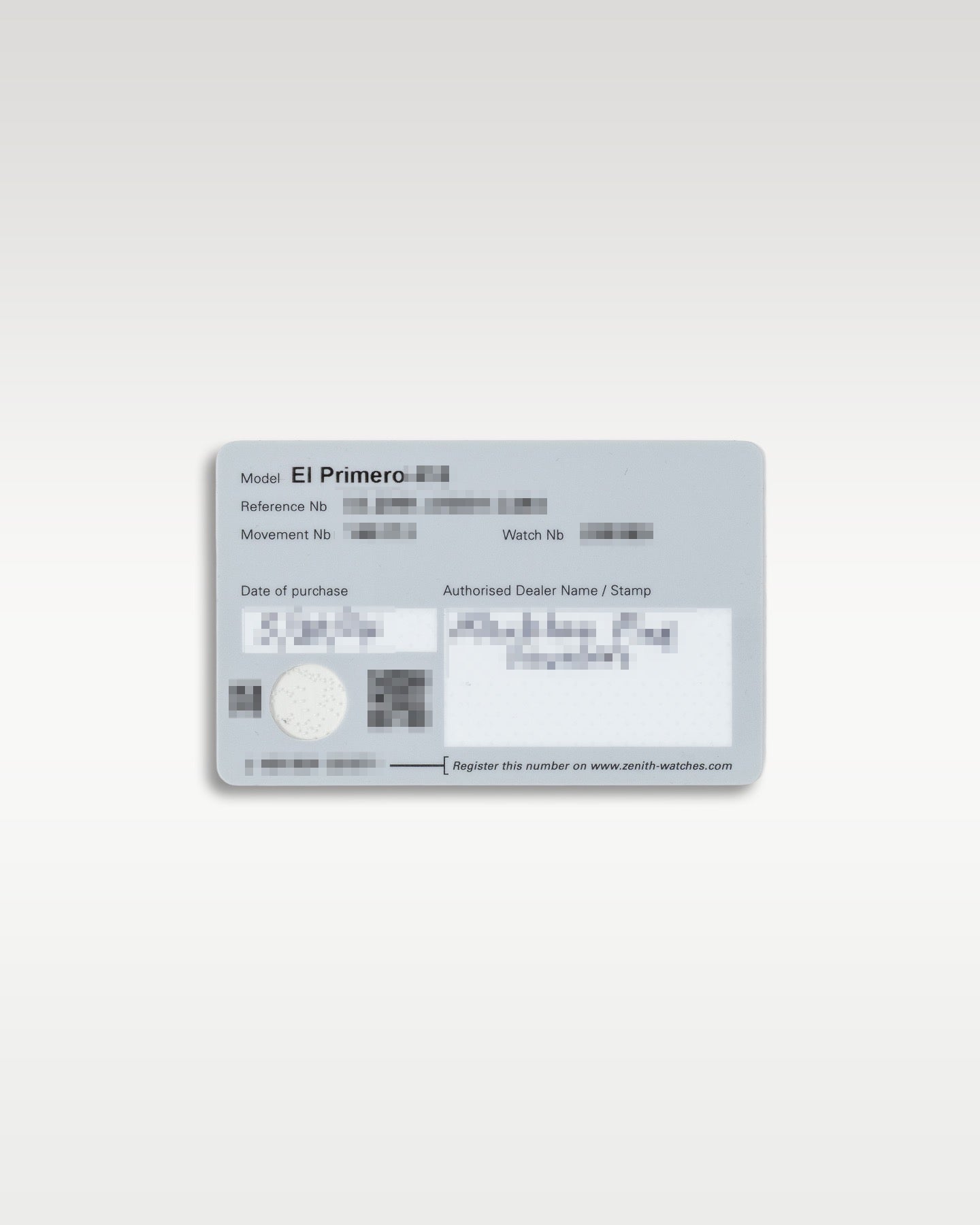 Zenith El Primero 410 03.2091.410/01.C494 | Grand Caliber TX