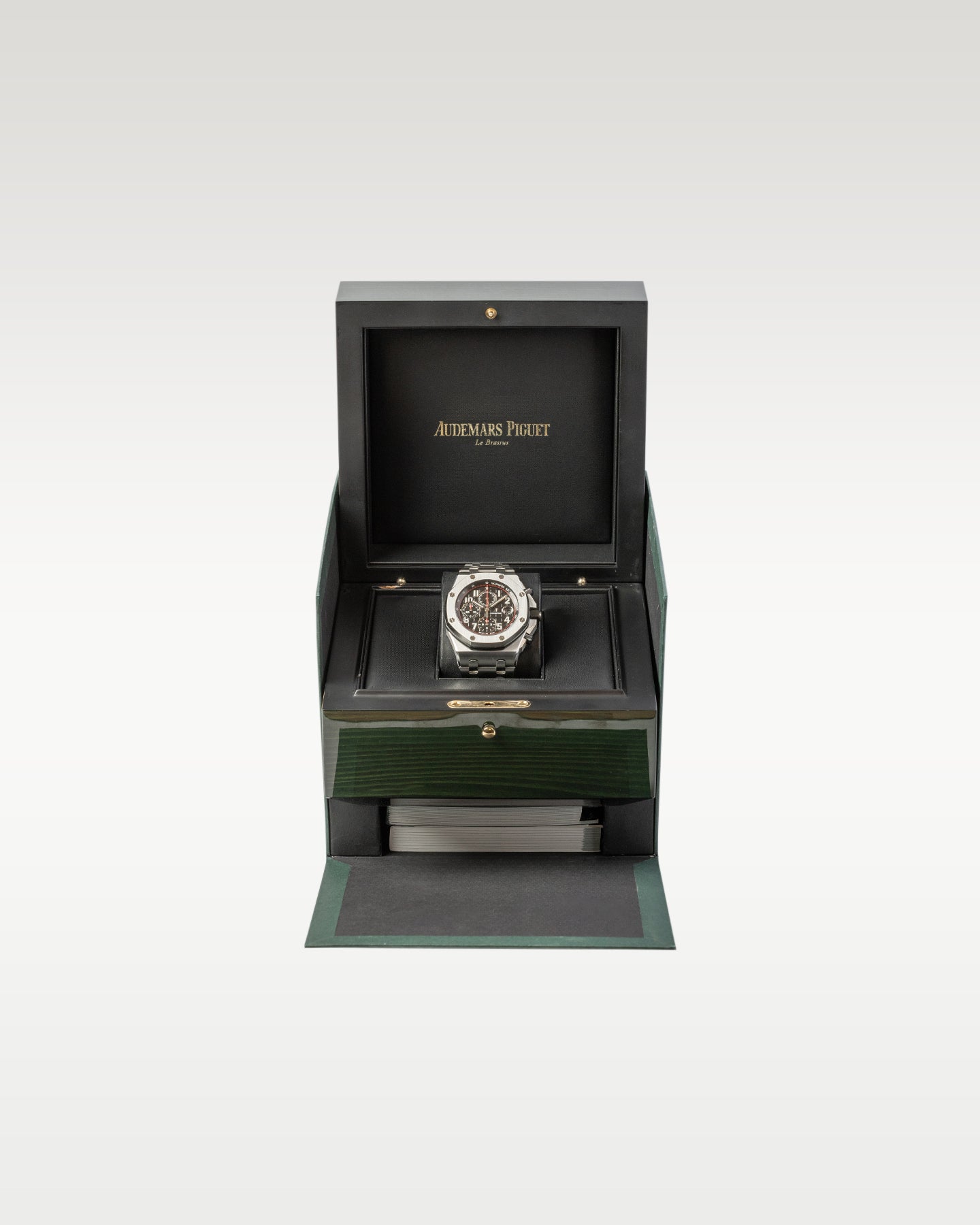42mm Stainless Steel Audemars Piguet Offshore Black Dial 26470ST Watch