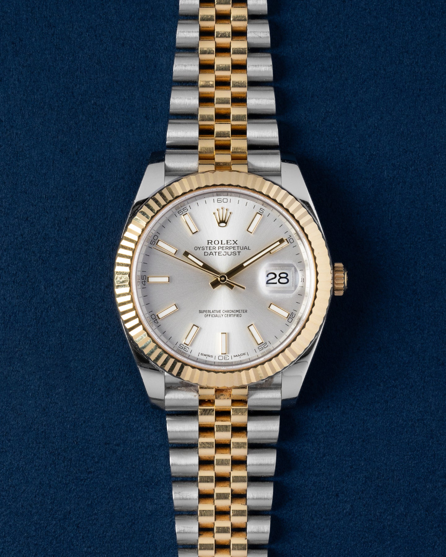 Rolex Datejust Silver Dial Jubilee Bracelet 126333