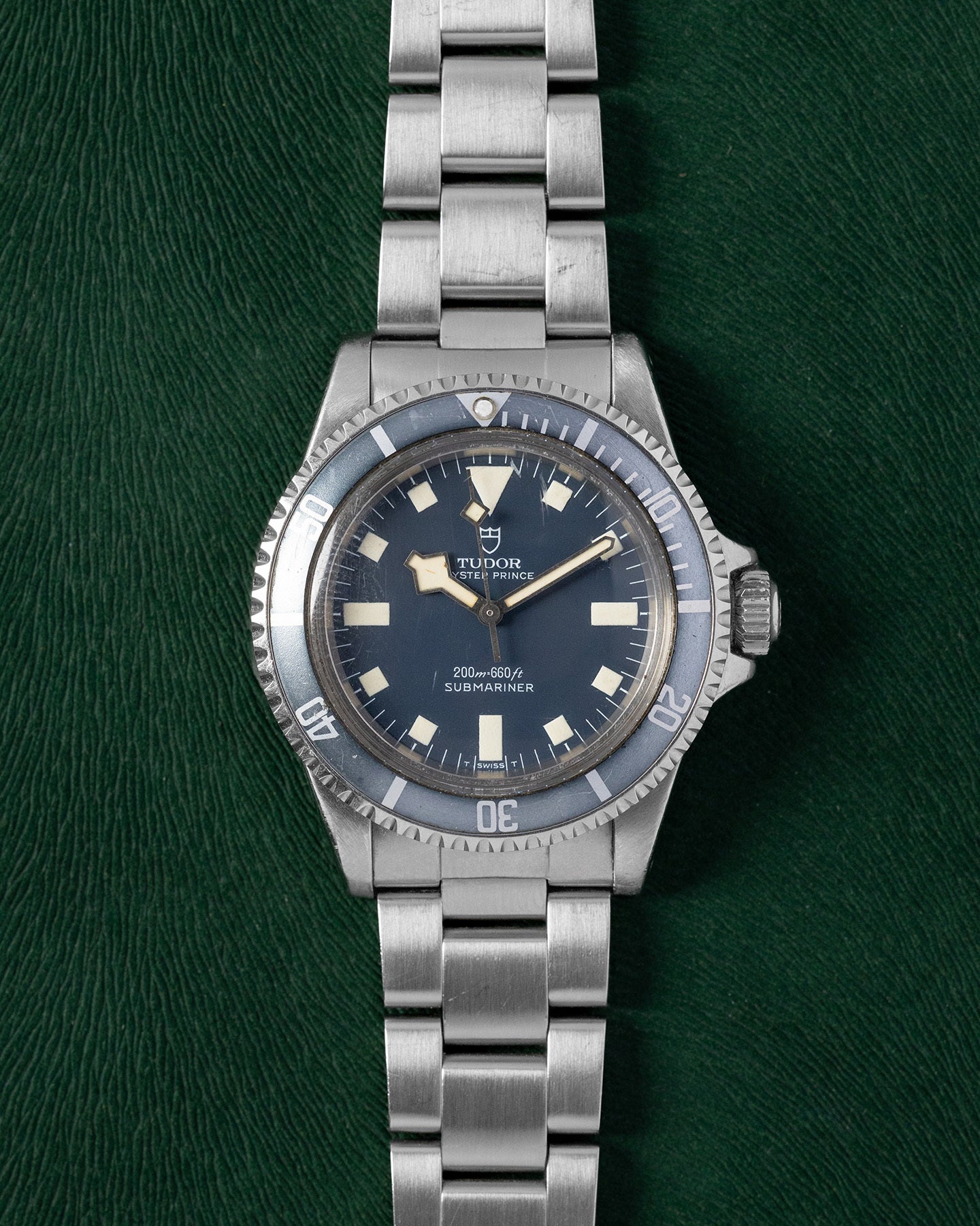 40mm Blue Dial Stainless Steel Tudor Snowflake 94010 Watch