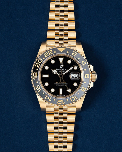 Gold Rolex GMT Master II 126718GRNR | Grand Caliber Mens Watches DFW