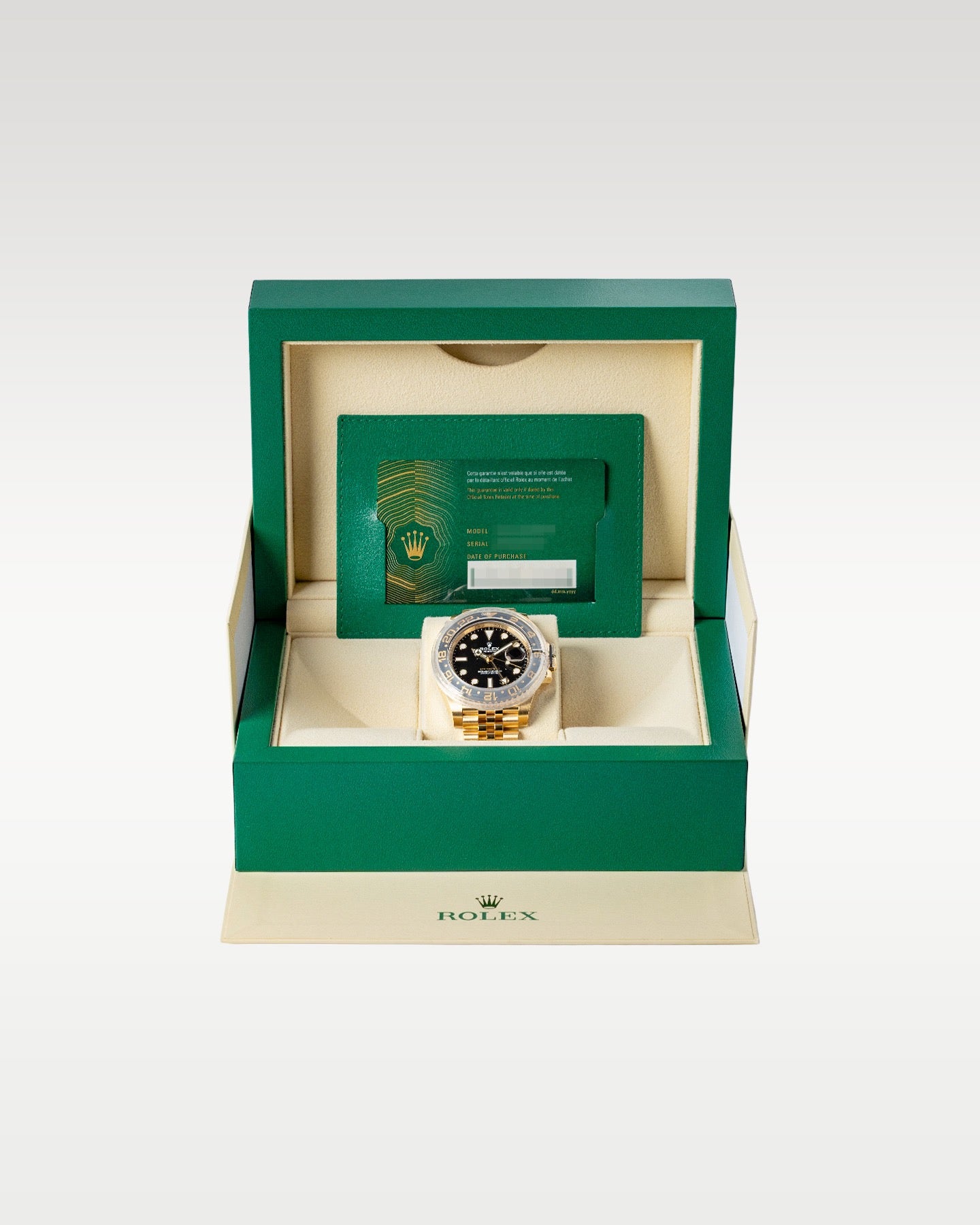 Gold Rolex GMT Master II 126718GRNR | Grand Caliber Mens Watches DFW