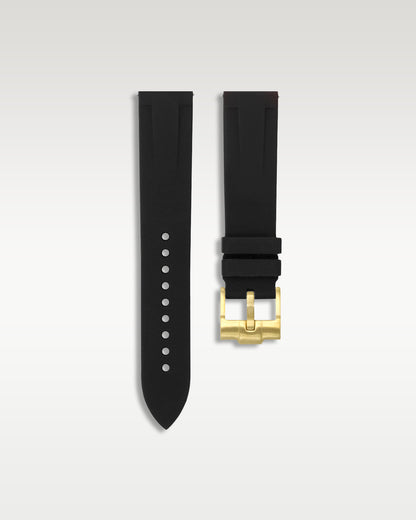 Quick Release Rubber Strap in Black
