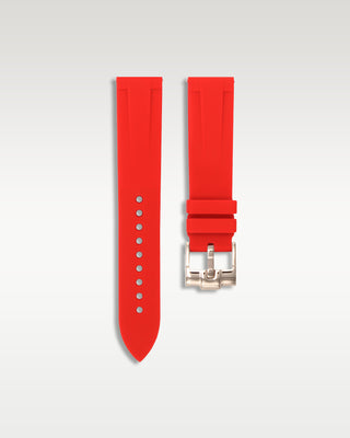 Quick Release Rubber Strap in Red