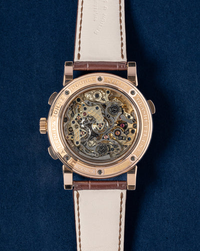 Rose Gold A Lange and Sohne Double Split 404.032 Watch | Grand Caliber Dallas