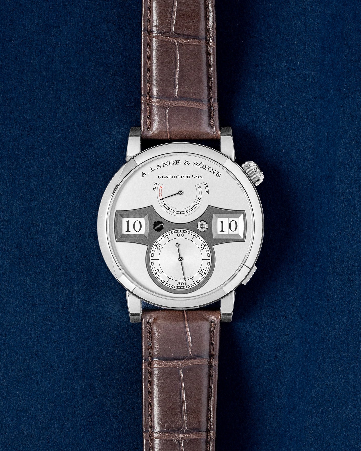 Platinum A. Lange & Sohne Zeitwerk 142.025 | Grand Caliber Dallas, Texas