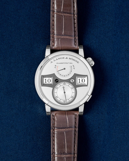 Platinum A. Lange & Sohne Zeitwerk 142.025 | Grand Caliber Dallas, Texas