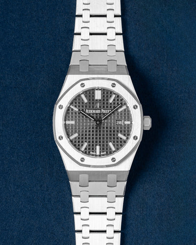 33mm Stainless Steel Audemars Piguet Royal Oak 67650ST Gray Dial Watch