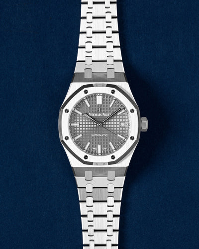 AP Royal Oak 15450ST.OO.1256ST.02 | Grand Caliber grey dial watches Dallas