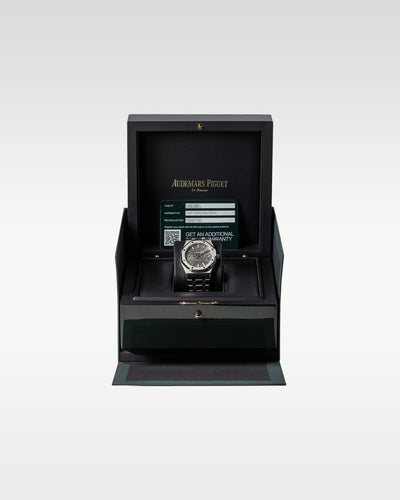 AP Royal Oak 15450ST.OO.1256ST.02 | Grand Caliber grey dial watches Dallas