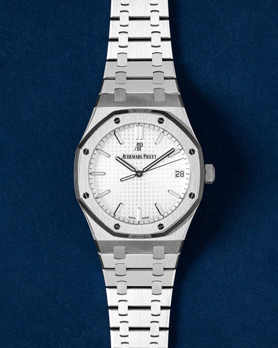 AP Royal Oak 15500ST.OO.1220ST.04 Silver Dial | Grand Caliber Watches USA