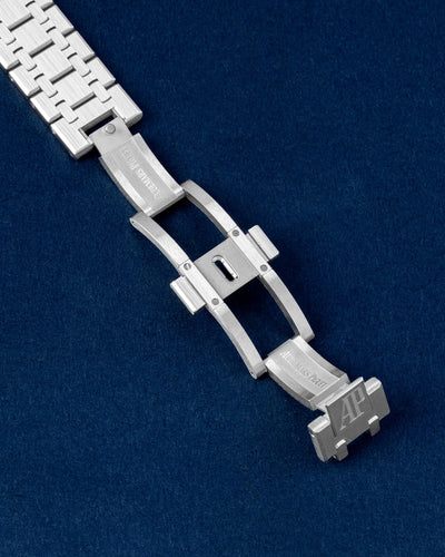 New Blue Diamond Audemars Piguet Royal Oak 15551ST.ZZ.1356ST.01 | Grand Caliber Dallas, TX