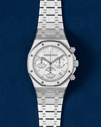 AP Royal Oak Chronograph Silver 26240ST.OO.1320ST.07 | Grand Caliber