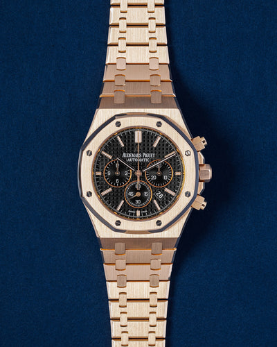 Rose Gold Audemars Piguet Royal Oak Chronograph 26320OR | Grand Caliber Dallas, Texas