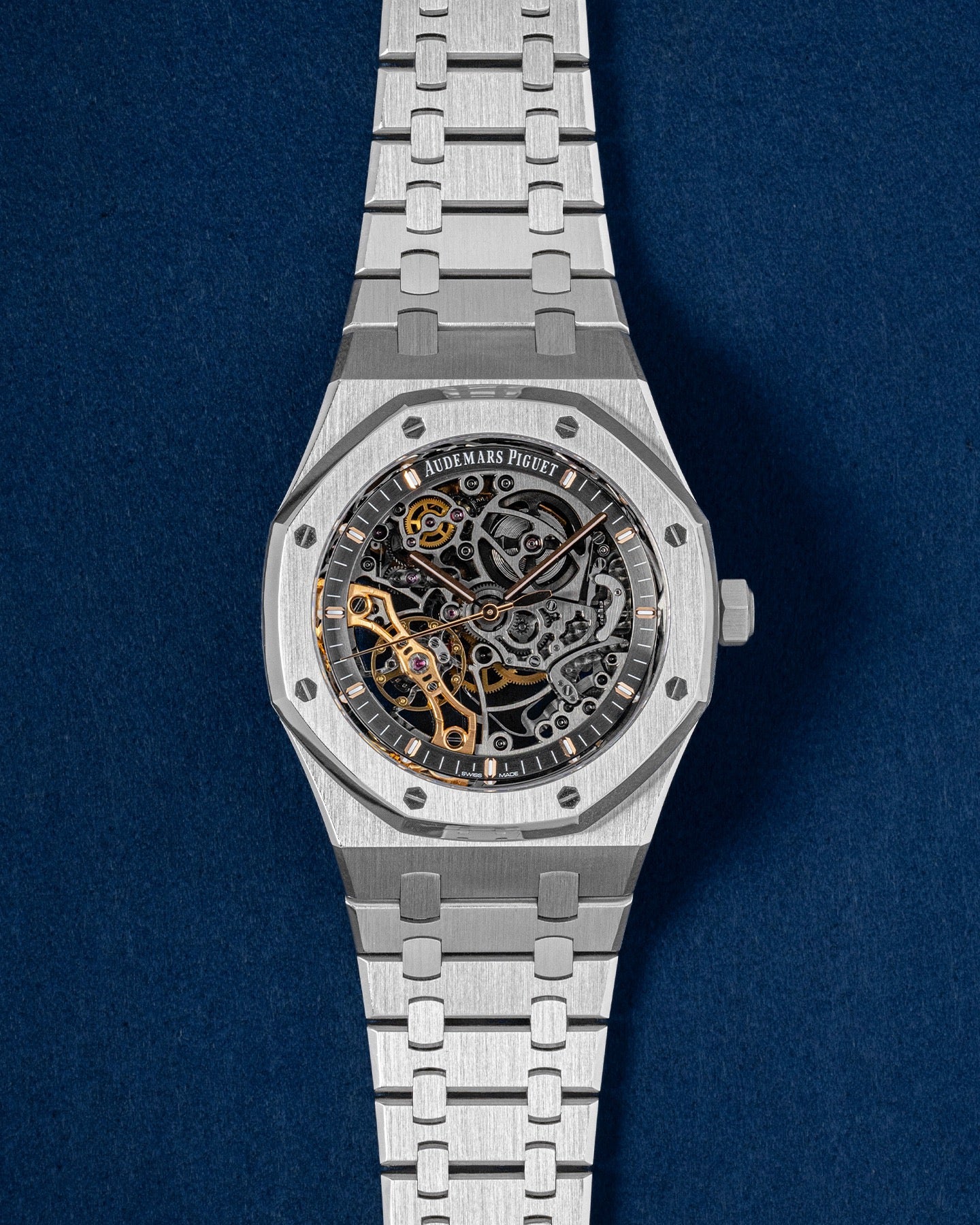AP Royal Oak Double Balance Wheel Openworked 15407ST.OO.1220ST.01 | Grand Caliber Dallas, TX