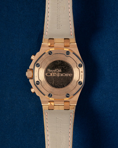 37mm Rose Gold White Lady Tapisserie Dial Audemars Piguet Royal Oak Offshore 26231OR Watch