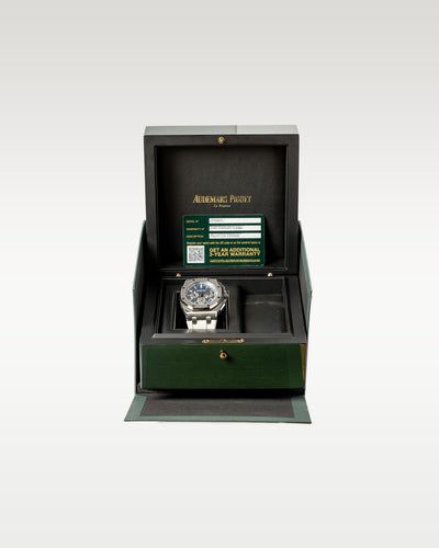 Blue Audemars Piguet Royal Oak Offshore 26480TI | Grand Caliber Dallas