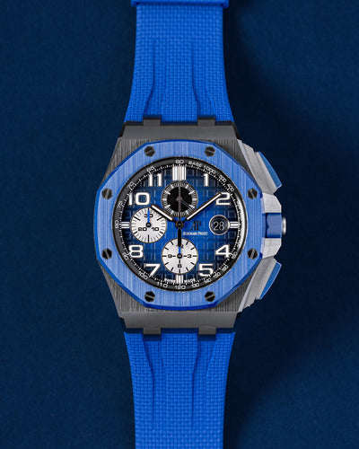 Blue Ceramic AP Royal Oak Offshore Selfwinding Chronograph | Grand Caliber Dallas, TX