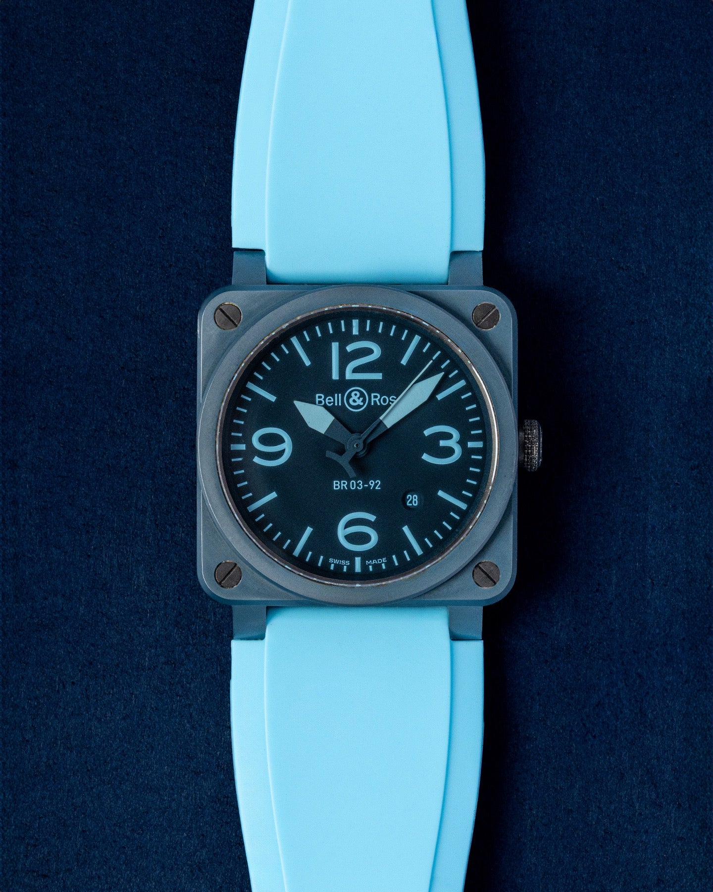 Blue Ceramic Bell & Ross Br 03-92 BR03-92-CB | Grand Caliber DFW, TX