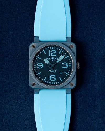 Blue Ceramic Bell & Ross Br 03-92 BR03-92-CB | Grand Caliber DFW, TX