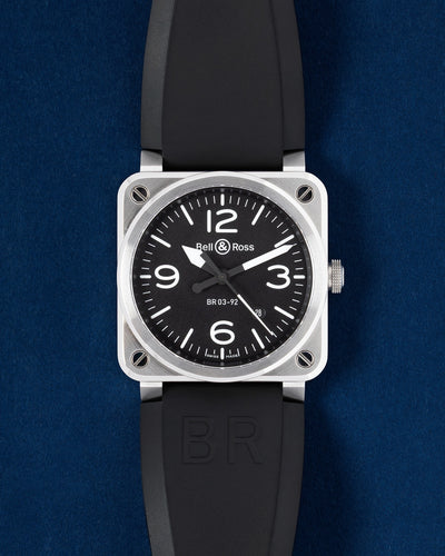 42mm Bell & Ross BR03 BR03-92-S-05205 | Grand Caliber Mens Watches TX