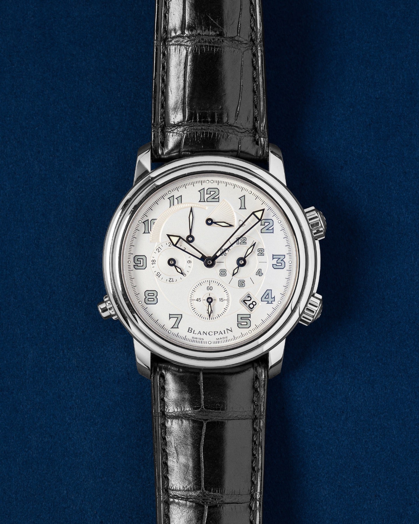 40 Blancpain Leman Reveil GMT 2041-1127M-53B | Grand Caliber Dallas, Texas