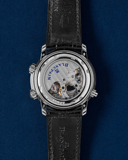 40 Blancpain Leman Reveil GMT 2041-1127M-53B | Grand Caliber Dallas, Texas