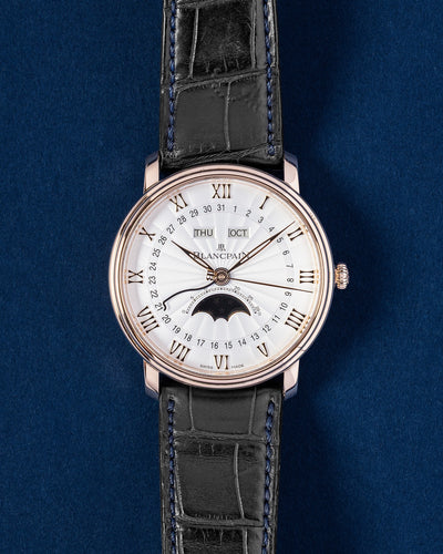 Rose Gold Blancpain Villeret 6664-3642-55b | Grand Caliber Dallas