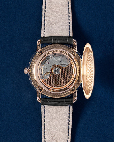 Rose Gold Blancpain Villeret 6664-3642-55b | Grand Caliber Dallas