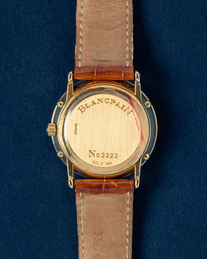 Yellow Gold Blancpain Villeret Moonphase 6595-1418-GEN | Grand Caliber Watches