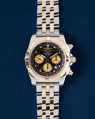 Two Tone Breitling Chronomat 44 CB011012.Q576.375C | Grand Caliber TX