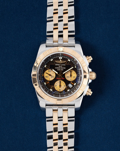 Two Tone Breitling Chronomat 44 CB011012.Q576.375C | Grand Caliber TX