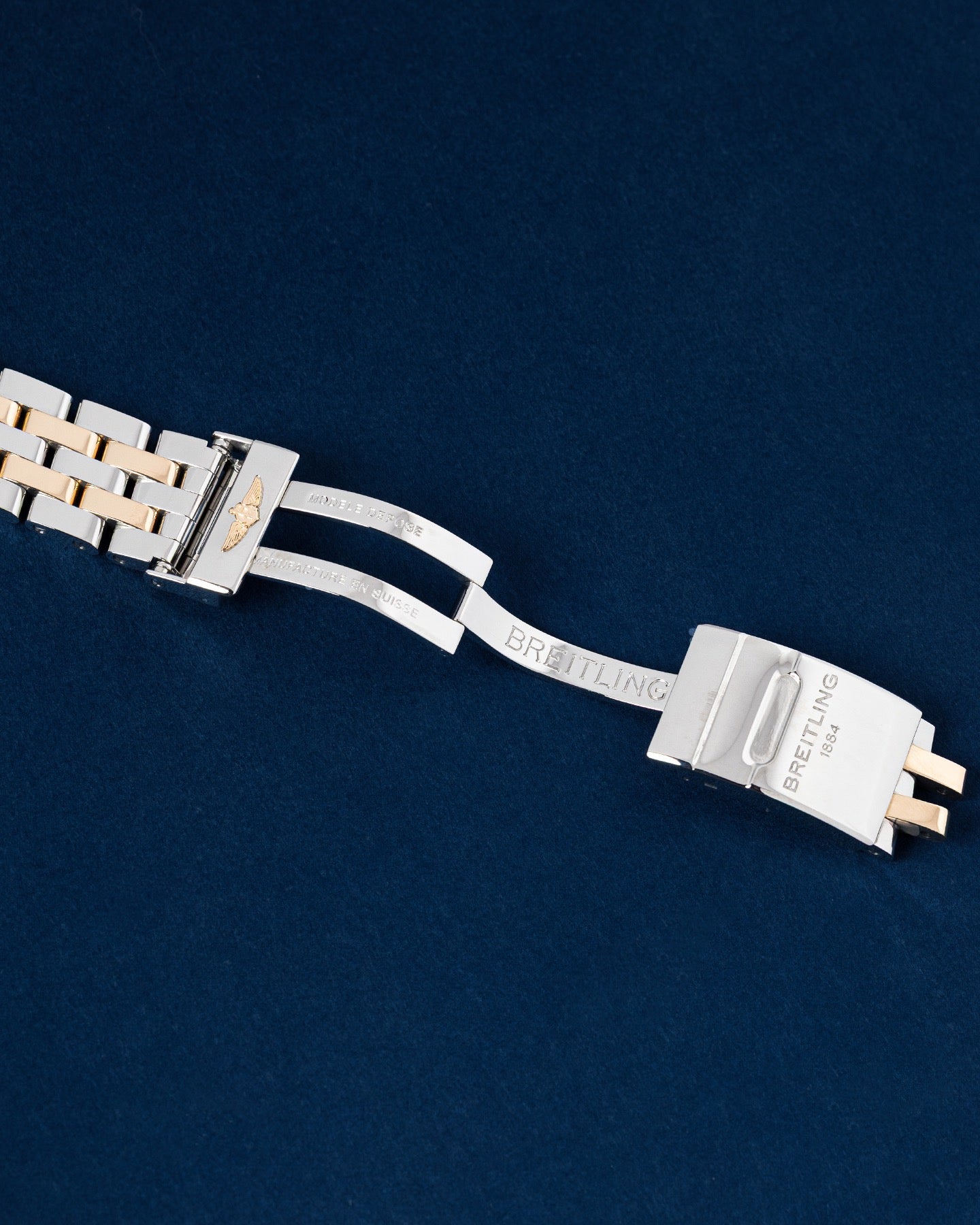 Two Tone Breitling Chronomat 44 CB011012.Q576.375C | Grand Caliber TX