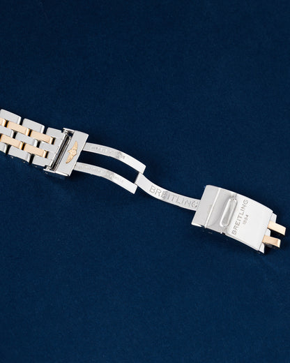 Two Tone Breitling Chronomat 44 CB011012.Q576.375C | Grand Caliber TX