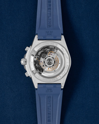 Blue Breitling Chronomat B01 42 AB0134101C1A1 | Grand Caliber Dallas, Texas