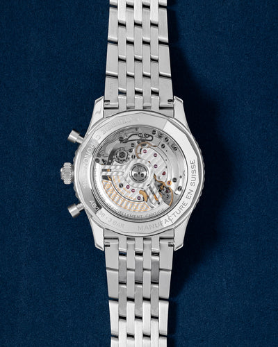 Steel Blue Breitling Navitimer 1 B01 AB0138 Watch | Grand Caliber Dallas