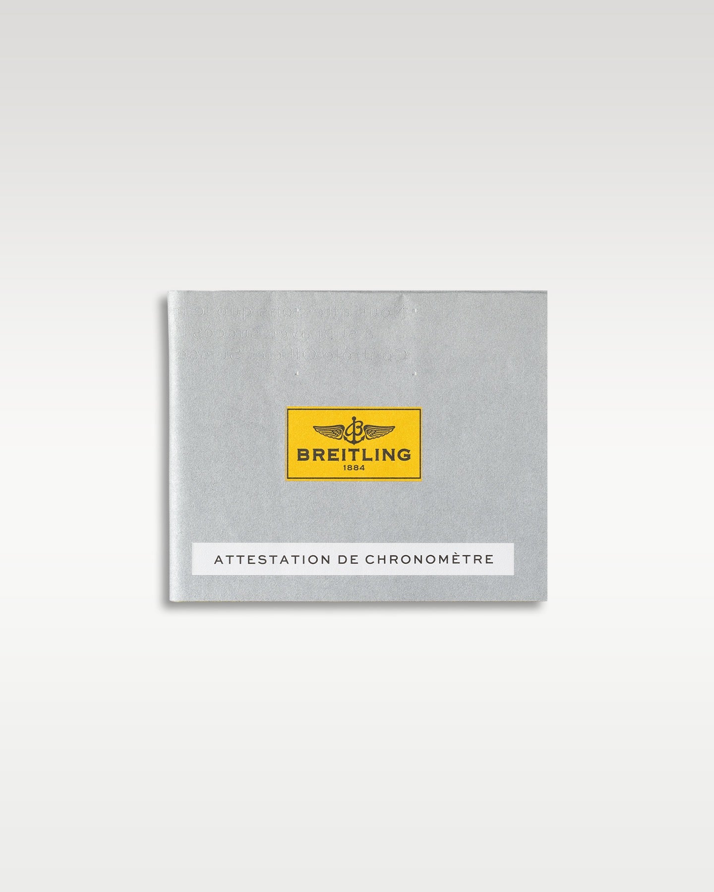 Breitling Navitimer World A2432212/B726, Breitling booklet