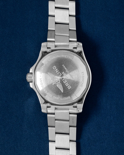 44mm Steel Blue Breitling Superocean A17367 Watch | Grand Caliber Dallas
