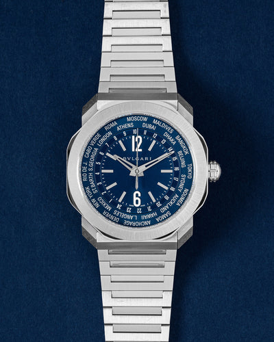 Bulgari Octo Roma Worldtimer 103481 | Bvlgari watches at Grand Caliber