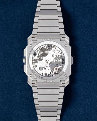 2022 Sandblasted Titanium Bvlgari Octo Finissimo 103673 Watch | Grand Caliber